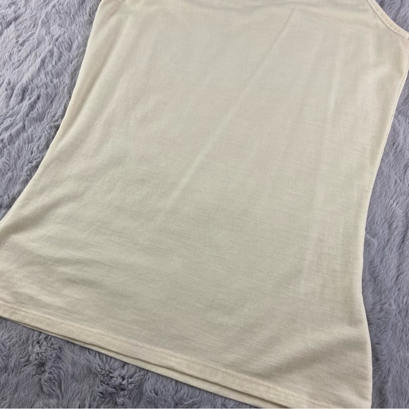 Icebreaker Merino Wool Tank Sleeveless Shirt Cream Womens Medium - Picture 10 of 16